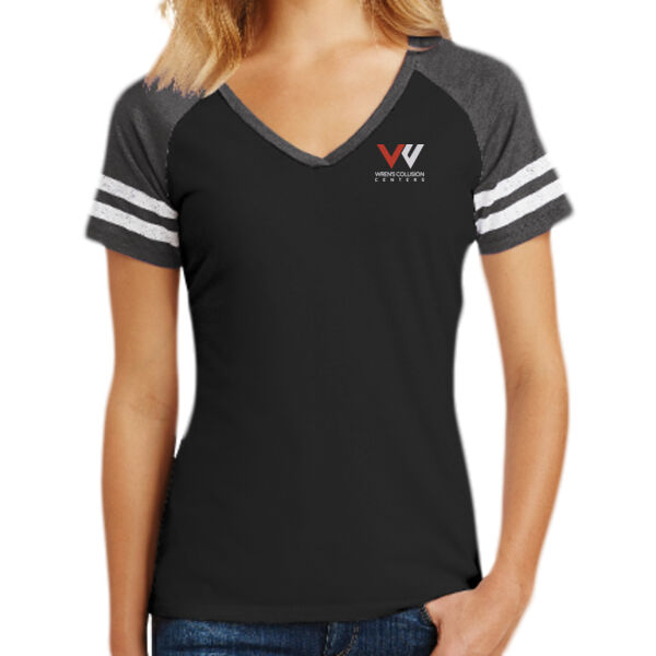   - Women's Game V Neck Tee Thumbnail