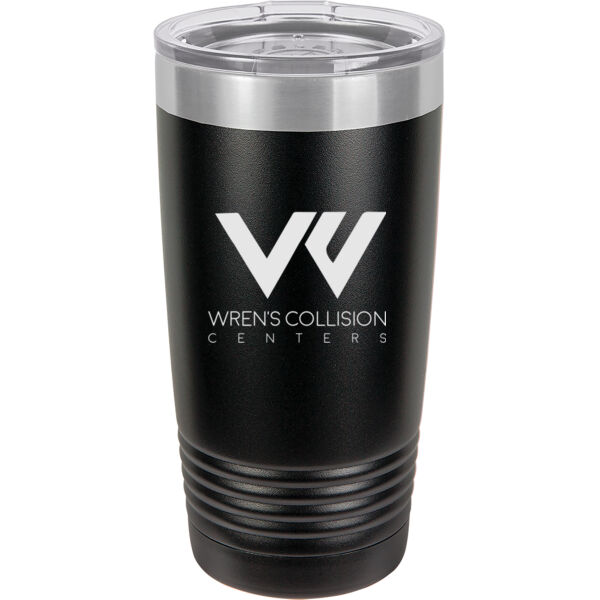   - 20 oz. Stainless Steel Tumbler w/Clear Lid Thumbnail